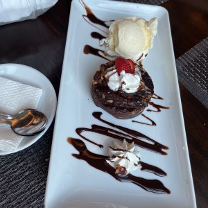 Brownie de Nueces y Helado