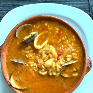 arroz con mariscos especisl de los viernes