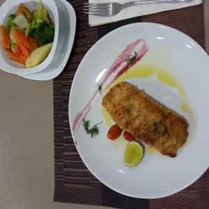 Corvina a la plancha