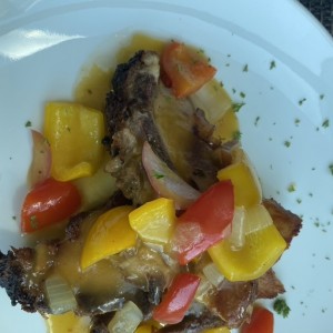 Costillas en salsa de mango