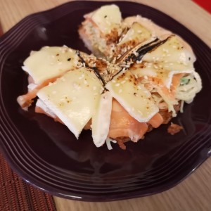 Pizza de salmon