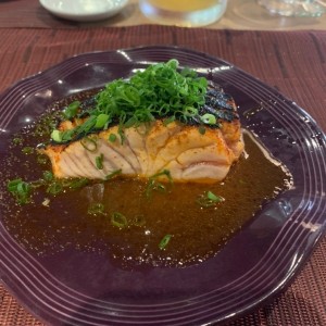 salmon al fuego