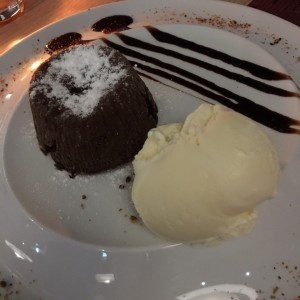 Postres - Fondant de chocolate