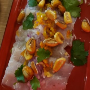 tiradito de corvina