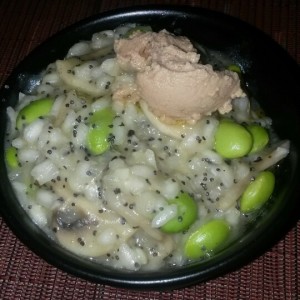 risotto de edamame