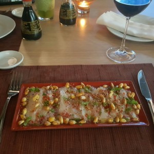 Tiradito de pescado 