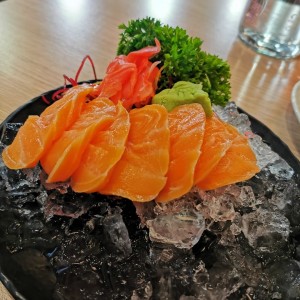 Sashimi de salmon 