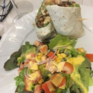 wrap carne pollo