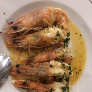 langostinos al ajillo