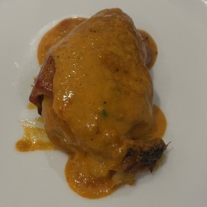 Pimiento relleno de bacalao