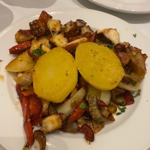 Pulpo a la parrilla