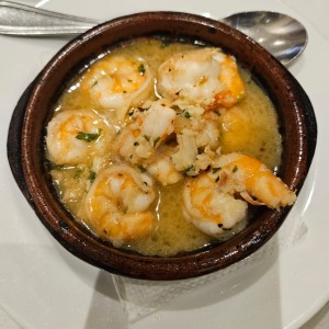 Gambas al Ajillo o Enchiladas