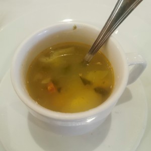 Sopa de la casa - cortesia