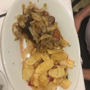 Filete encebollado