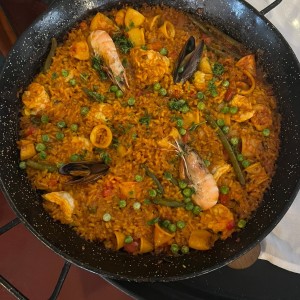 Arroz o paella marinera 