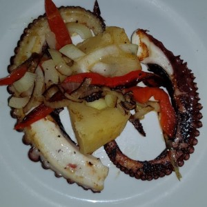 pulpo a la parrilla