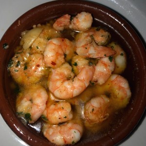 Gambas al ajillo