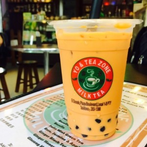 Thai milk tea with tapioca bubble