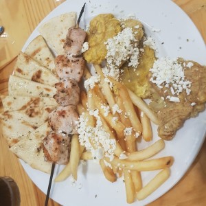 Brocheta de pollo