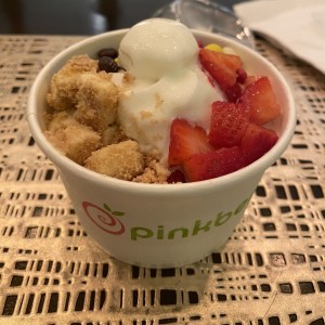 Frozen Yogurt con Toppings