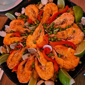 Paellas (Valenciana, Mixta o Mariscos)