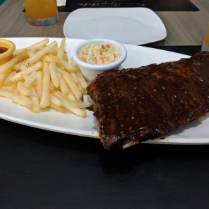 Medio Rack de Costillas BBQ