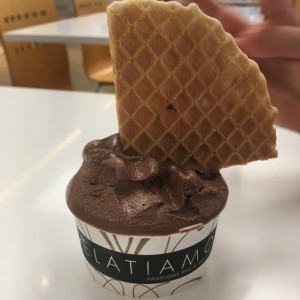 Helado de chocolate 