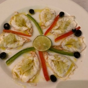 ceviche de Langostinos Vasco