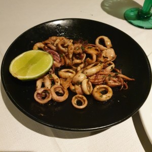 Calamares salteados