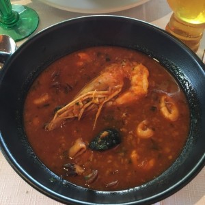 Asopado de mariscos