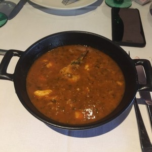 Asopado de Mariscos en Bisquet de Langosta