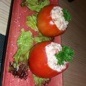 tomates rellenos de cangrejo