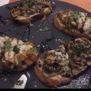 Bruschetta Mixta - Rica