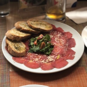 carpaccio de res