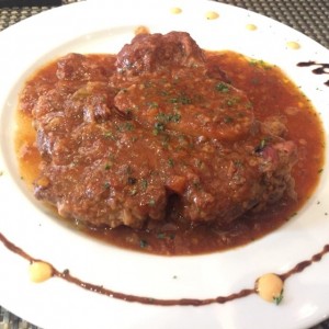 Ossobuco de Res con Linguini a la Crema