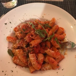 pasta con chorizo