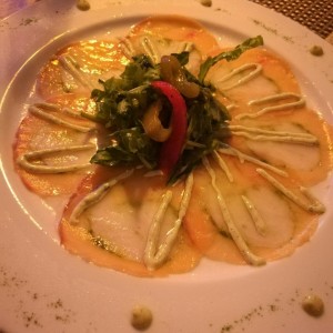 Antipasti - Carpaccio Strega