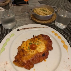 Milanesa a la parmesana