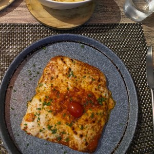 Milanesa de pollo a la parmesana