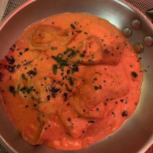 raviolis de salmon