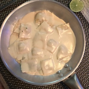 raviolis cuatro quesos