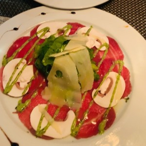 carpaccio de res 