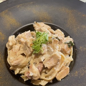 Fetuccini con pollo