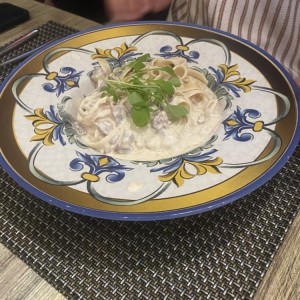 Fettuccini a la carbonara