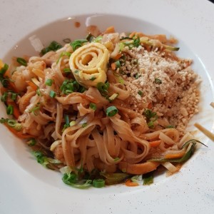 Pad thai de mariscos