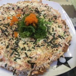 Pizza de Sushi (Cangrejo)