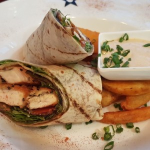 wrap de pollo