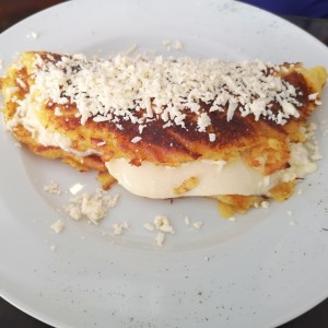 cachapa con queso telita 