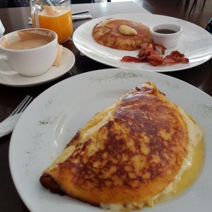 Cachapas - Tradicional con nata 