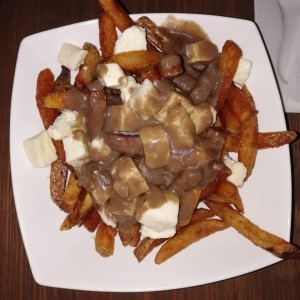 poutine vegetariano 